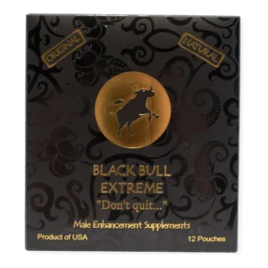 Black Bull Extreme Royal Honey, American Made, 12 Pouches × 22 g (0.78 oz.)