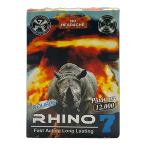 Rhino 7 Platinum 12000 Pill, 24 Count × 2 Capsules