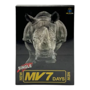 Rhino MV7 Black 2000 Pill, 24 Count × 1 Capsule
