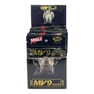 Rhino MV9 Black 8000 Pill, 24 Count × 1 Capsule