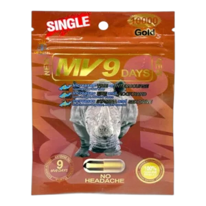 Rhino MV9 Gold 10000 Pill, 1 Capsule