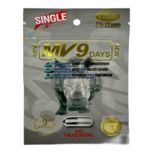 Rhino MV9 Platinum 11000 Pill, 1 Capsule