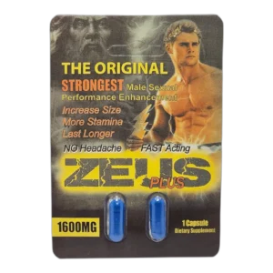 Zeus Plus Pill, 2 Capsules